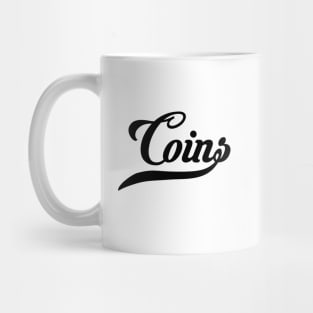 Coins Signature Logo // Coins and Connections Mug